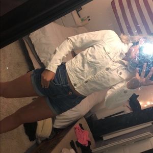 🌸BUNDLE ONLY🌸 Refugee white jean jacket